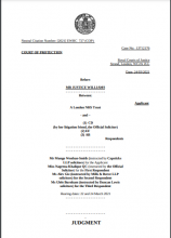 London NHS Trust v CD & Ors (Withdrawal of Life Sustaining Treatment) [2021] EWCOP 727 (24 March 2021)